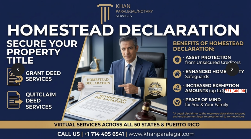 Homestead Declaration