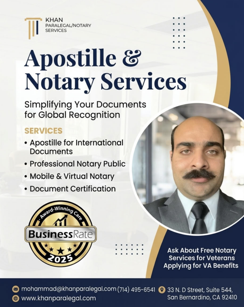 Notary Near Me, Apostille